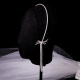 Crystal Tassel Headband Rhinestone Hairband