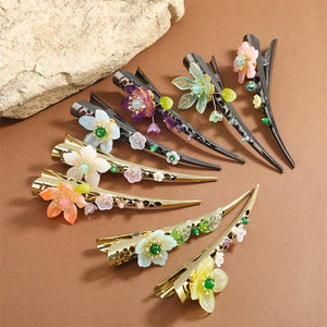 Rhinestone Hairpin Hair Claws Retro Hair Clips Accessories For Women