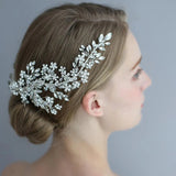 Bridal Rhinestone Headband Hair Clips Tiara Jewelry