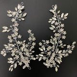 Bridal Rhinestone Headband Hair Clips Tiara Jewelry