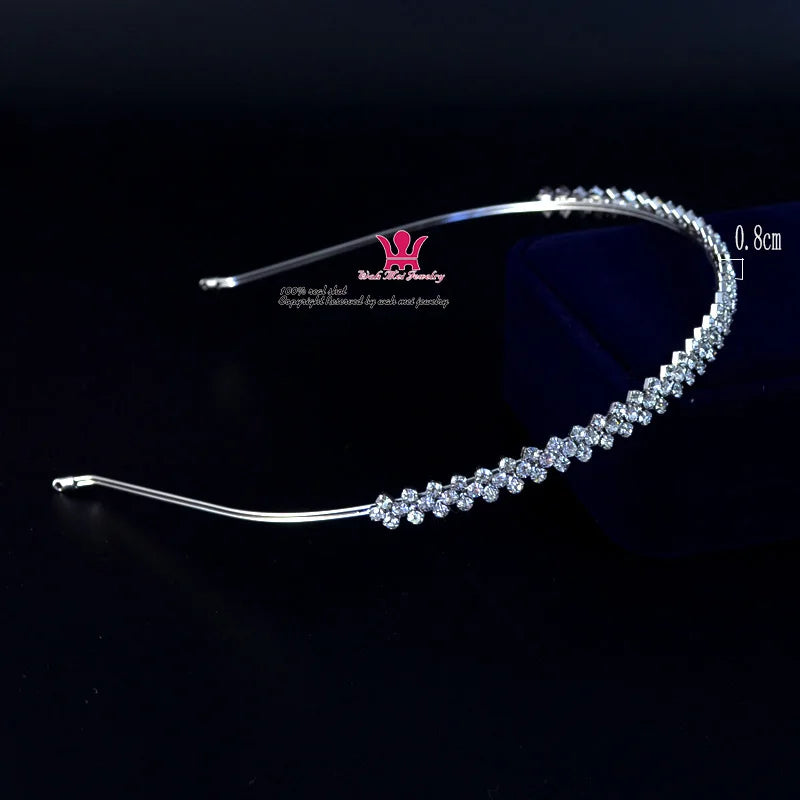 Rhinestone Headband Bridal Wedding Tiaras Crowns Girls Party Performance