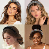 Sparkling Crystal Rhinestone Headband for Women