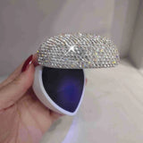 Heart Shaped Jewelry Box with LED Light for Rings