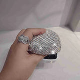 Heart Shaped Jewelry Box with LED Light for Rings
