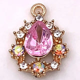 Rhinestone Jewelry Applique Embellishments DIY Alloy Crystal Accessories 10pcs