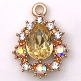 Rhinestone Jewelry Applique Embellishments DIY Alloy Crystal Accessories 10pcs
