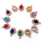 Rhinestone Jewelry Applique Embellishments DIY Alloy Crystal Accessories 10pcs