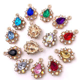 Rhinestone Jewelry Applique Embellishments DIY Alloy Crystal Accessories 10pcs