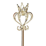 Rhinestone Magic Wand Scepter Pearl Crystal Pageant Costume Props