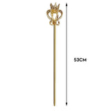 Rhinestone Magic Wand Scepter Pearl Crystal Pageant Costume Props