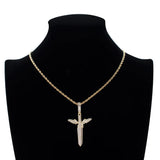 Angel Hip Hop Sword Pendant Men Necklace