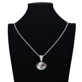 Men's Ice Out Dog Pendant Necklace Hip Hop Animal Chain Jewelry