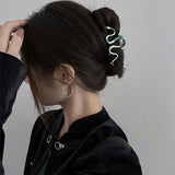 Crystal Rhinestone Hair Claw Clip for Women Girls Barrette Hairpin Snake Jewelry