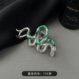 Crystal Rhinestone Hair Claw Clip for Women Girls Barrette Hairpin Snake Jewelry
