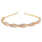 Rhinestone Metal Headband Wedding Crown Bridal Tiaras Hairband Women Hair Jewelr