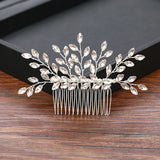 Rhinestone Pearl Hair Comb Wedding Hair Accessories Women Hair Jewelry