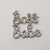 Babe Charm Rhinestone Pendant High Quality Alloy Charms