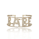 Rhinestone Choker BABE PRINCESS Statement Necklace NT211