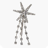 Star Tassel Hair Clips Wedding Hair Jewelry Crystal Hair Pins Barrettes