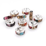 Rhinestone Spacer Bead Mix for Jewelry Making