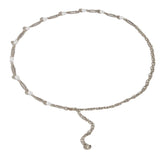 Rhinestone Waist Chain Belt Women Casual Versatile Dress Accessory