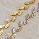 Crystal Trim Belt Applique Chain Strap Shoulder Jewelry