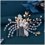 Rhinestone Wedding Hair Combs Hair Accessories for Women