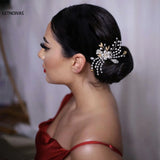 Rhinestone Wedding Hair Combs Hair Accessories for Women