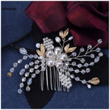 Rhinestone Wedding Hair Combs Hair Accessories for Women