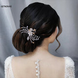 Rhinestone Wedding Hair Combs Hair Accessories for Women