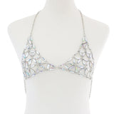 Rhinestone Body Chain Women Sexy Bralette Chain Bra Beach Body Jewelry