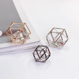6pcs Rhinestones Charms K Hollow Out Wirewound Pendant Necklace Material
