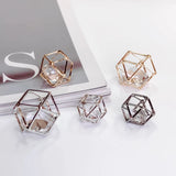 6pcs Rhinestones Charms K Hollow Out Wirewound Pendant Necklace Material