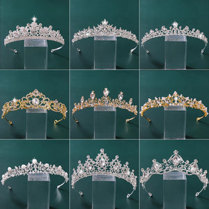 Crystal Crown Tiaras Bridal Hair Jewelry Wedding Accessories