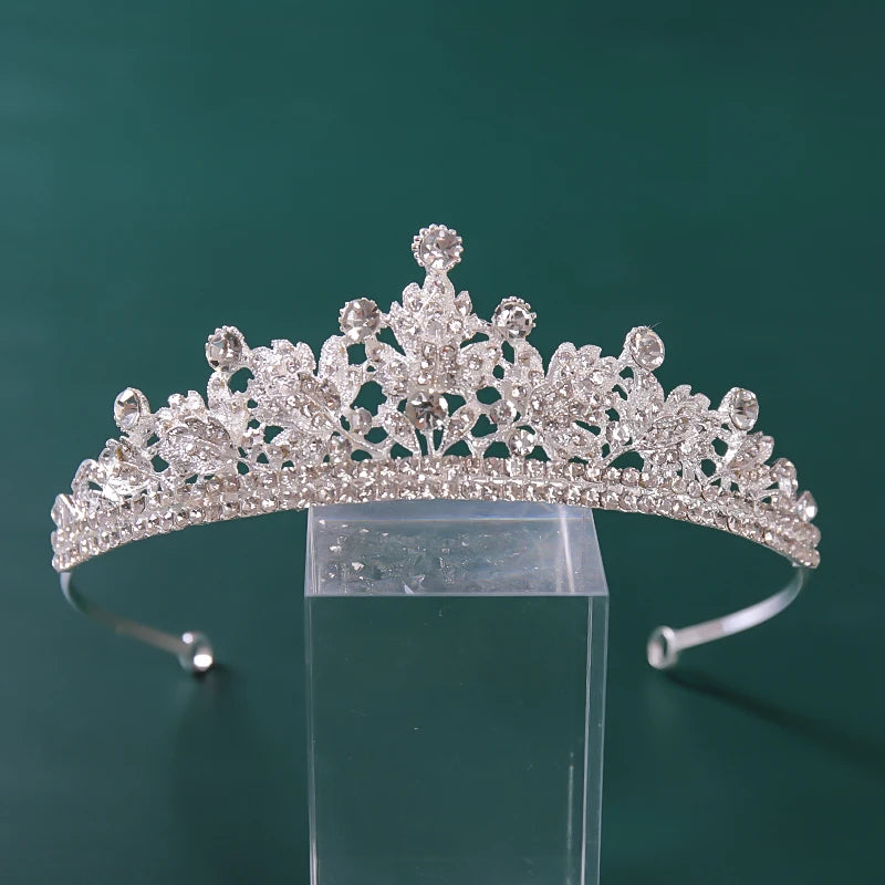 Crystal Crown Tiaras Bridal Hair Jewelry Wedding Accessories