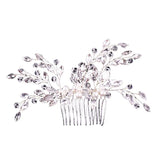 Rhinestones Crystal Pearls Wedding Hair Comb Bridal Headpieces Hair Accessories
