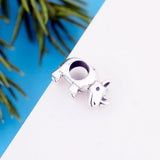 Rhinoceros Necklace 925 Sterling Silver Animal Pendant Anniversary Gift