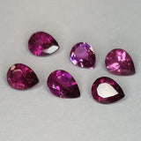 Rhodolite Garnet Pear Cut 4x3mm 1ct