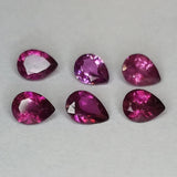 Rhodolite Garnet Pear Cut 4x3mm 1ct