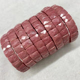 Rhodonite Stone Beads Bracelet Natural Gemstone Jewerly Bangle For Women