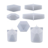 Rhomboid Building Blocks Crystal Epoxy Resin Mold DIY Crafts Ornaments