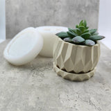 Geometric Flowerpot Mold Silicone Resin for Succulent Plants