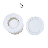 Geometric Flowerpot Mold Silicone Resin for Succulent Plants T8DE