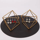 Rhombus Earring Holder Stand, Jewelry Display Rack for Women Girls