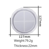 Rhombus Tray Silicone Mold for Home Table Decoration