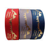 Polyester Ribbon Bow 2.5cm 10Yard Cake Baking Floral Happy Birthday Decoration
