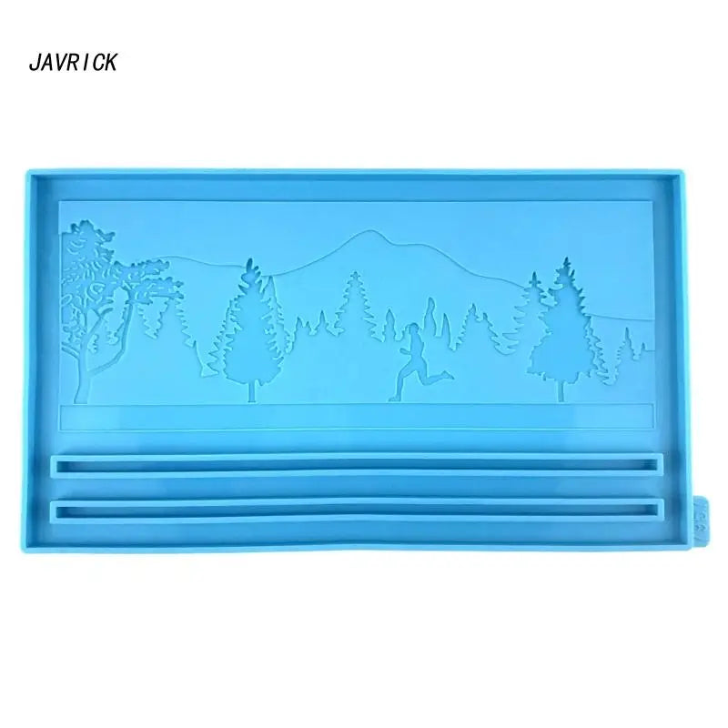 Rectangle Crystal Epoxy Resin Mold Ribbon Holder Wall Decor Silicone Mold
