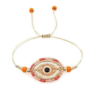 Rice Ball Bracelet Devil's Eye Bohemia Beaded Bracelet