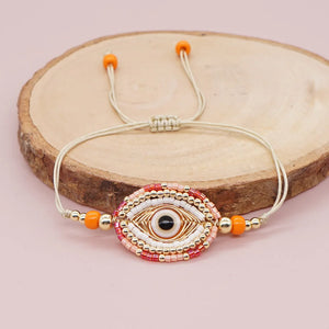 Rice Ball Bracelet Devil's Eye Bohemia Beaded Bracelet