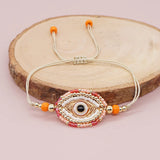 Rice Ball Bracelet Devil's Eye Bohemia Beaded Bracelet